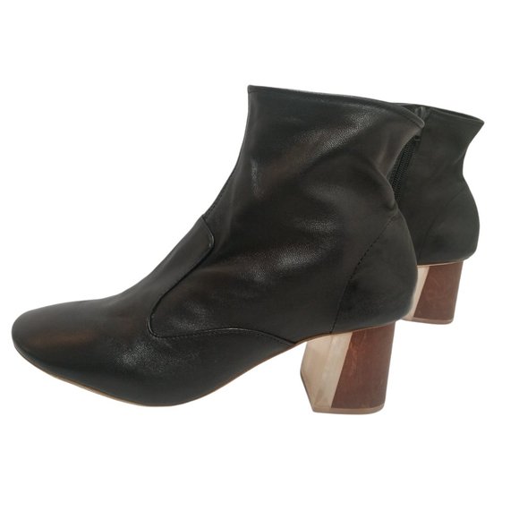 Jeffrey Campbell Kovacs Leather Booties Size 8.5 - Picture 10 of 16